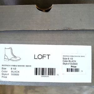 Boots combat bootie-Missy Black